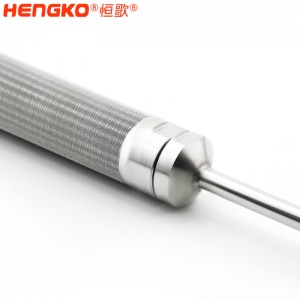 恒歌定制版不锈钢网滤芯,高强度微米级医用不锈钢网滤筒