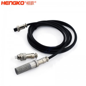 恒歌直销不锈钢RHT-H20-B平头温湿度传感器探头带电线,用于农业大棚