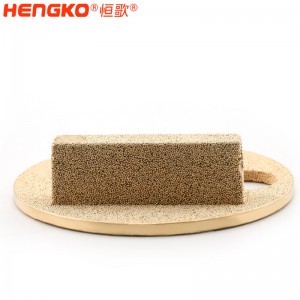 工厂批发高机械强度 3-90微米黄铜青铜粉末烧结过滤器 用于工业和化工