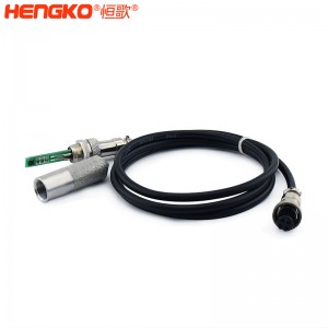 恒歌直销不锈钢RHT-H20-B平头温湿度传感器探头带电线,用于农业大棚