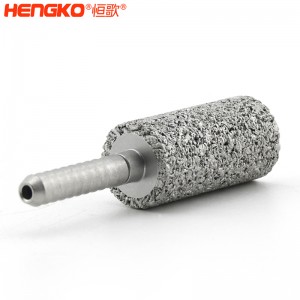 厂家定制316L粉末烧结不锈钢过滤器曝气头,高强度耐腐蚀水族专用气泡石
