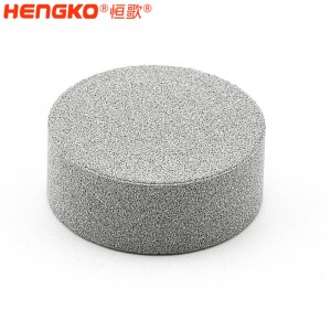 恒歌气动智能阀门定位器透气塞_高精准防爆不锈钢烧结滤柱