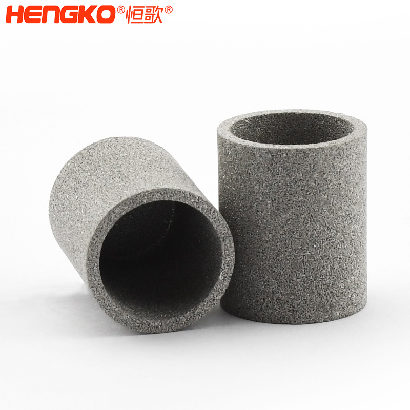 厂家定制金属粉末烧结不锈钢滤筒过滤器防尘透气,用于化学工业大学实验室 Featured Image