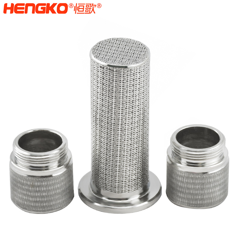 厂家定制316L不锈钢多层复合网烧结过滤筒滤芯防水透气_用于化工行业 Featured Image