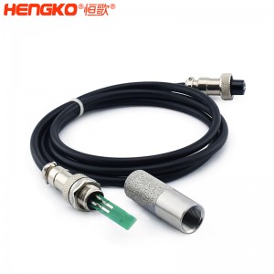 恒歌直销不锈钢RHT-H20-B平头温湿度传感器探头带电线,用于农业大棚