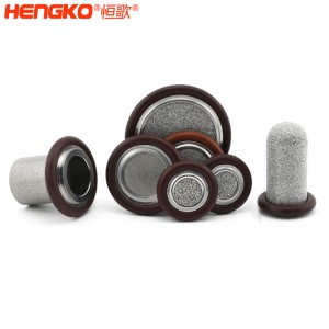 恒歌不锈钢316L真空卡环滤芯耐高温透气均匀耐压,工业卫生级不锈钢滤片过滤器