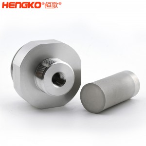 厂家生产不锈钢粉末烧结压缩空气过滤器,耐热抗压金属冶金滤芯可按需定制