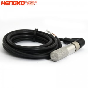 RHT系列高湿度双防水土壤温湿度传感器探头高灵敏高精度,用于温室花园测量