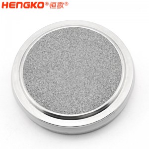 烧结不锈钢金属粉末滤片_耐腐蚀液体油液压系统不锈钢滤芯