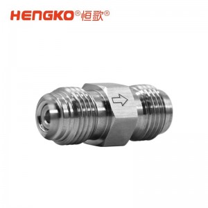 限流装置多孔金属限流器_防止意外高气体流量