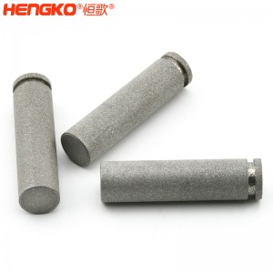 滤芯厂家定制微米级烧结多孔粉末金属不锈钢滤管耐腐蚀 水处理应用