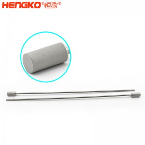 厂家批发316L不锈钢长杆不锈钢曝气头耐腐蚀防尘,用于二氧化碳/氧气扩散