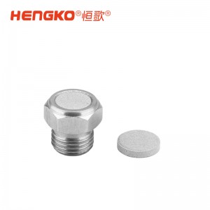 恒歌金属气动消音器用于电磁阀、气缸、空压机等设备消音降噪