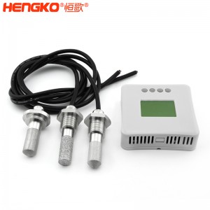 恒歌生产定制高灵敏IP65级防水温湿度探测器探头,用于农业气象站