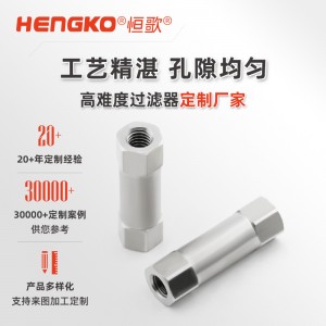 不锈钢高精密金属限流阀孔阻流气阻