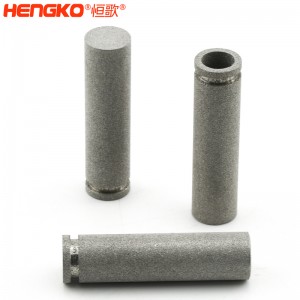 滤芯厂家供应不锈钢粉末烧结过滤筒_孔隙均匀防尘耐压不锈钢烧结滤芯