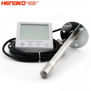 不锈钢温湿度探测器法兰盘探头外壳_透气防水防爆用于气象站测量