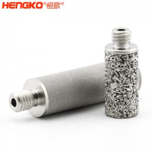 厂家来图定制粉末烧结316L不锈钢过滤器滤芯防尘耐腐蚀,用于化工制药
