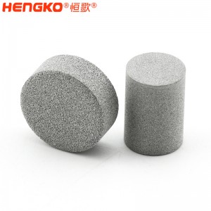 恒歌气动智能阀门定位器透气塞_高精准防爆不锈钢烧结滤柱