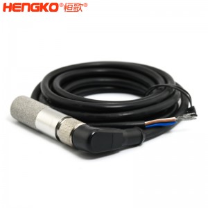 RHT系列高湿度双防水土壤温湿度传感器探头高灵敏高精度,用于温室花园测量