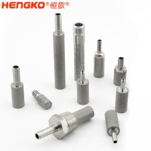 不锈钢细化器食品级316L烧结曝气头气泡扩散均匀不堵塞用于酒罐酿造