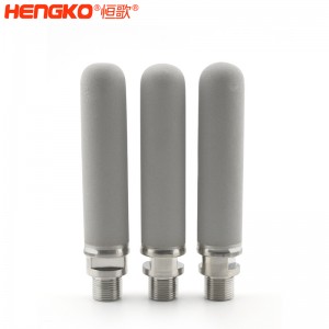 批量0.2-100微米过滤粉尘耐热防爆不锈钢316L粉末烧结粉尘烟尘过滤芯