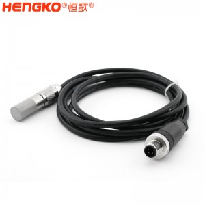 RS485变送一体式温湿度探头_IP65级不锈钢温湿度探头用于农业大棚