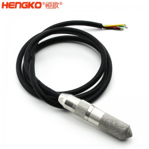 恒歌I2C接口SHT系列土壤温湿度传感器探头高灵敏度IP65级防水温湿度探头不锈钢外壳