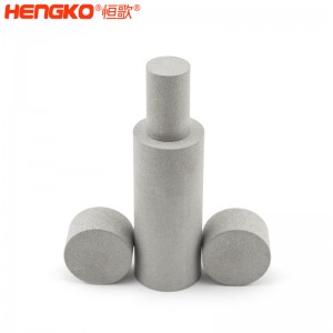 恒歌定制批发烧结金属滤柱,使用寿命长耐高压耐腐蚀烧结金属滤芯滤柱