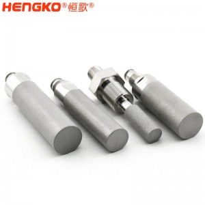 不锈钢细化器食品级316L烧结曝气头气泡扩散均匀不堵塞用于酒罐酿造