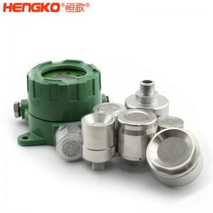 恒歌定制孔径0.2-120μm不锈钢气体传感器防爆外壳，耐腐蚀防水金属过滤器