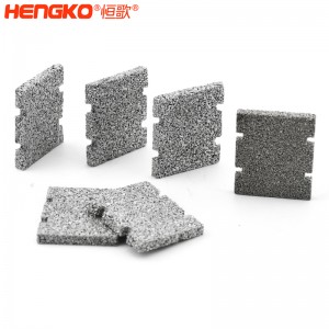 厂家定制微米多孔烧结不锈钢滤芯_可反向冲洗不锈钢滤板工业设备气源用