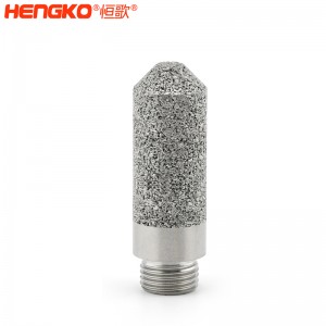 恒歌定制温湿度传感器不锈钢316L金属探头保护罩防水防尘,暖通空调用