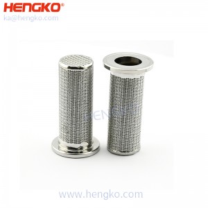 滤芯厂家供应烧结不锈钢丝网筒式过滤器_不锈钢网滤芯用于医疗灭菌