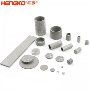 恒歌不锈钢高精度烧结滤芯_规格齐全支持定制耐高温航空多孔金属材料