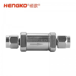 恒歌卡套直通过滤器不锈钢气体过滤器精密高效工艺气体过滤器