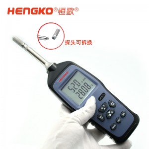 HG970手持式温湿度标准器 便捷式空气露点温湿度记录仪