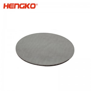 烧结不锈钢过滤片防尘防爆透气，厂家直销微纳米级多孔金属滤芯