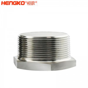 恒歌不锈钢丝网滤芯烧结网消声器消音器耐热排气均匀，应用于排风管消音