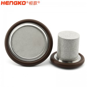 真空系统气体过滤器_KF滤网耐热耐腐蚀中心支架过滤网