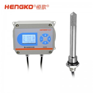 厂家液晶显示露点测量仪_高精度测量机房实验室壁挂型高精度露点仪