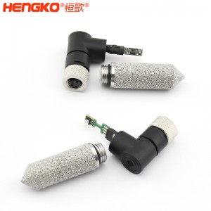 I2C防风雨M10*1.0内螺纹不锈钢烧结多孔温湿度传感器外壳过滤器盖