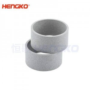 微米级烧结金属粉末滤管筒_工业除尘器空气滤芯