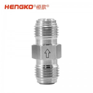 高纯度多孔金属限流器_气体高流量过滤器100%氦气测试