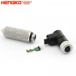 I2C防风雨M10*1.0内螺纹不锈钢烧结多孔温湿度传感器外壳过滤器盖