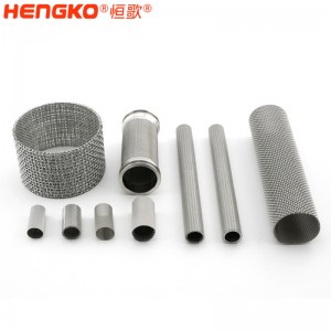 厂家定制高效不锈钢烧结粉末丝网滤芯 用于汽油滤芯