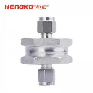 不锈钢高精度全焊接直通型过滤器卡套管接头