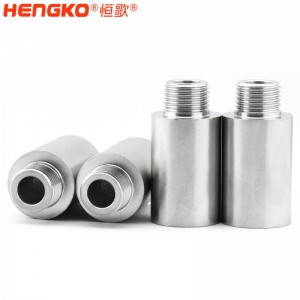 恒歌高纯度烧结多孔金属不锈钢316L限流器扩散器负载锁室用