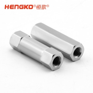 恒歌一体式接头阻尼液压过渡接头体带节流小孔阻尼限流阀过滤器