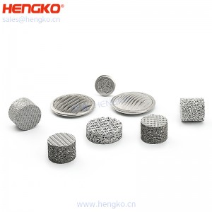 恒歌医用级不锈钢316L金属0.2-100微米空气过滤器吸氧医疗设备可用